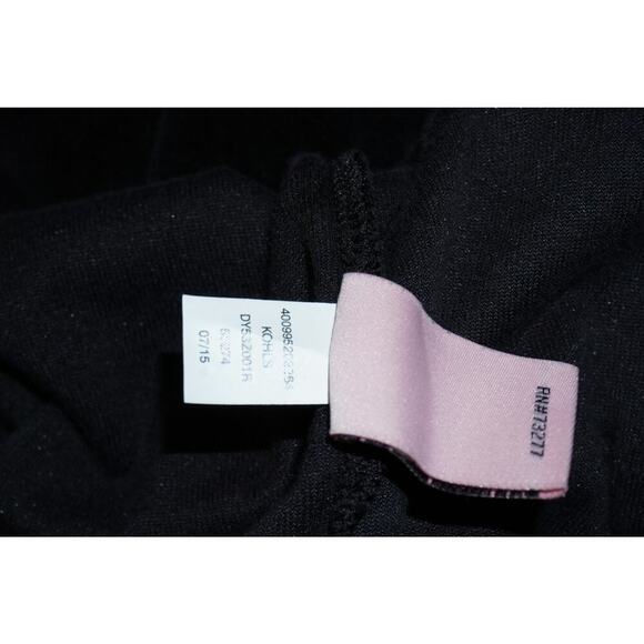 Juicy Couture Girls Black Velour Hoodie Size XL (16) Gothic Crest Zip Jacket Y2K - Picture 6 of 9